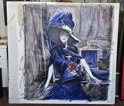 Boldini - La divina in blu