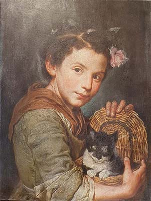 Ceruti - Ritratto di bambina con gatto