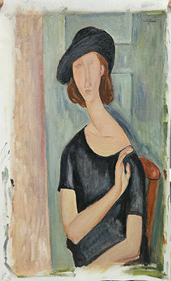 Modigliani - Jeanne Hébuterne con cappello