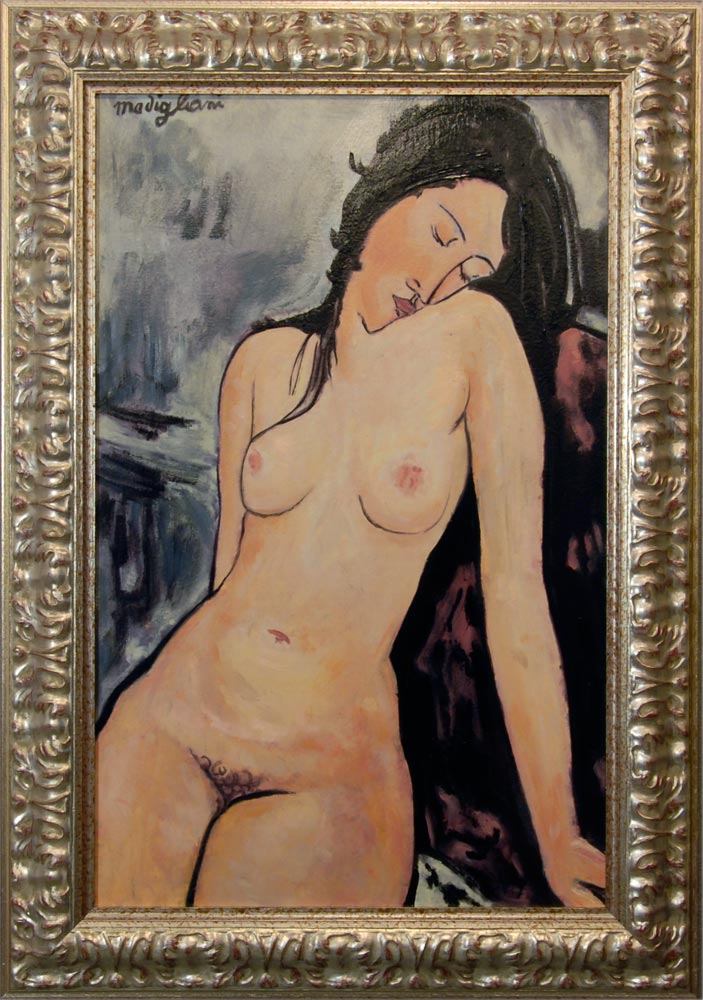 Modigliani - Nudo femminile seduto